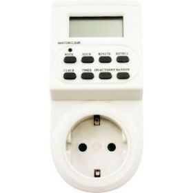 Розетка с таймером, недельная электронная, мощность 3500W/16A Feron TM22/61925 23205 (артикул 15594326) – фото 1