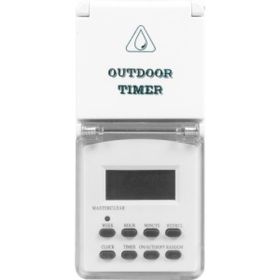 Розетка с таймером, недельная электронная, мощность 3500W/16A IP44 Feron TM23/61926 23206 (артикул 15594327) – фото 1