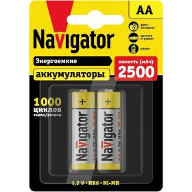 Аккумулятор Navigator NHR-2500-HR6-BP2 94464 (артикул 16314108) – фото 1