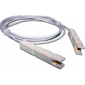Патч-корд LANMASTER 110 тип-110 тип, 1 пара, 1.5 м, серый, LAN-P1-P1-1.5m (артикул 16102129) – фото 1