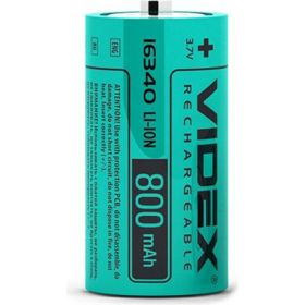 Аккумулятор Videx 16340 800mAh без защиты VID-16340-0.8-NP (артикул 23293215) – фото 1