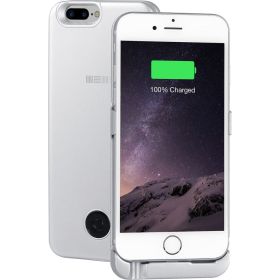 Чехол-аккумулятор Interstep для iPhone 8Plus/7Plus/6Plus 5000мАч SILVER, B201, 51434 (артикул 17458836) – фото 1