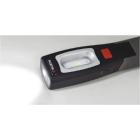 Ручной аккумуляторный фонарь 2200 мAч Li-lon LED4+1 IP20 0827940370961 1 (артикул 20515018) – фото 1