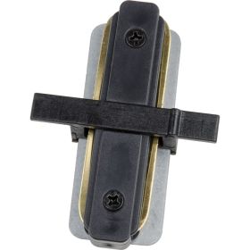 Соединитель для шинопроводов Volpe прямой, однофазный R11 BLACK 1 POLYBAG UBX-Q123 UL-00007449 (артикул 19563234) – фото 1