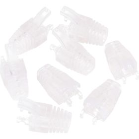 Защитный прозрачный колпачок для коннекторов RJ45 NIKOMAX 100шт NMC-RJBOOT55B-TR-100 (артикул 15896233) – фото 1