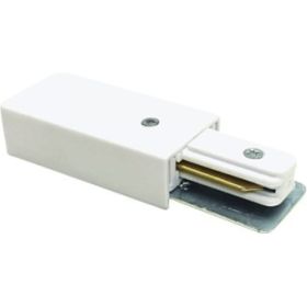 Коннектор шинопровода IN HOME прямой SC-1W-TL белый серии TOP-LINE 4690612029344 (артикул 16442115) – фото 1