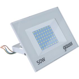 Светодиодный прожектор Gauss LED 50W 3500lm IP65 6500К белый 613120350 (артикул 15869367) – фото 1