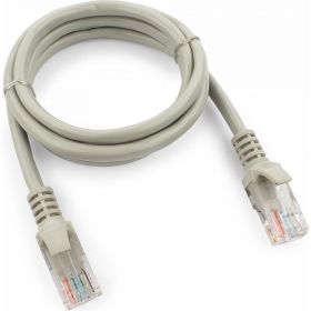 Патч-корд Cablexpert UTP PP12-1M кат.5e, 1м, литой, многожильный серый PP12-1M (артикул 15933141) – фото 1