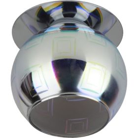 Светильник ЭРА DK88-2 декор 3D квадрат G9,220V, 35W, серебро/мультиколор Б0032366 (артикул 15980914) – фото 1