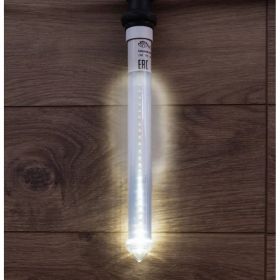 Светодиодная тающая сосулька NEON-NIGHT E27, 30см, 48 LED, цвет свечения: белый 256-161 (артикул 15994330) – фото 1