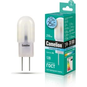 Светодиодная лампа Camelion LED2.5-JC-SL/845/G4 2.5Вт 12В AC/DC 12302 (артикул 15905333) – фото 1