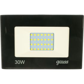Светодиодный прожектор Gauss Elementary 30W 2100lm IP65 6500К черный ПРОМО 613100330P (артикул 16233557) – фото 1