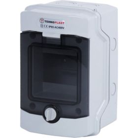 Навесной распределительный щит TEHNOPLAST 4 автоматов IP65 - N4D 30529 (артикул 16436646) – фото 1