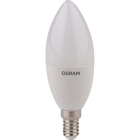 Светодиодная лампа OSRAM LED STAR B, свеча, 8Вт, E14, 806Лм, 4000 К, нейтральный белый свет 4058075210714 (артикул 18634897) – фото 1