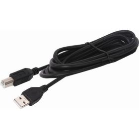 Кабель SONNEN USB 2.0 AM-BM 1,5м Premium медь для периферии экранированный черный 513128 (артикул 16425255) – фото 1