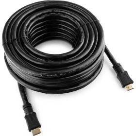 Кабель Cablexpert HDMI v1.4, 19M/19M, 15м, черный, позолоченные разъемы, экран, пакет CC-HDMI4-15M (артикул 16205329) – фото 1