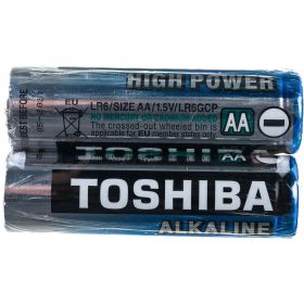 Алкалиновый элемент питания Toshiba LR6 2/shrink 3411 (артикул 16379489) – фото 1