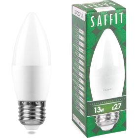 Светодиодная лампа SAFFIT SBC3713, C37 свеча, 13W 230V E27 4000К, 1070Lm 55167 (артикул 18840402) – фото 1