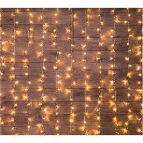 Светодиодная гирлянда NEON-NIGHT Дождь 8 режимов 2х3м 240 LED прозрачный провод тёплый-белый 235-066 (артикул 15990500) – фото 1