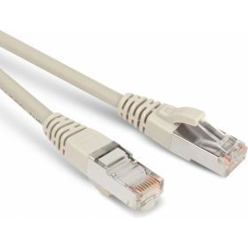 Экранированный патч-корд Hyperline F/UTP Cat.5e (100% Fluke Component Tested), 5 м, серый, 42339 (артикул 19948390) – фото 1