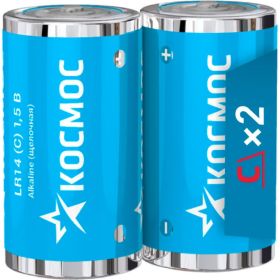 Элемент питания КОСМОС LR14 2S KOCLR14MAX2S (артикул 16626596) – фото 1