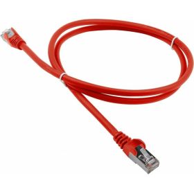 Патч-корд LANMASTER RJ45 - RJ45, 4 пары, S/FTP, категория 6A, 1.5 м, красный LAN-PC45/S6A-1.5-RD (артикул 16430158) – фото 1