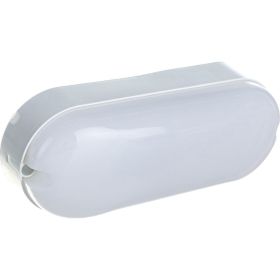 Светодиодный светильник Volpe влагозащищенный, овал ULW-Q225 8W/6500К IP65 WHITE UL-00005133 (артикул 15968619) – фото 1