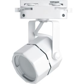 Трековый однофазный светильник на шинопровод FERON GU10, AL192, 50W, 230V, белый 41593 (артикул 18840936) – фото 1