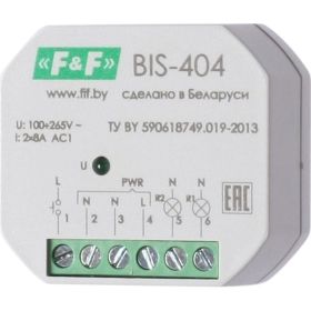 Бистабильное реле F&F BIS-404, двухсекционное EA01.005.006 (артикул 16059880) – фото 1