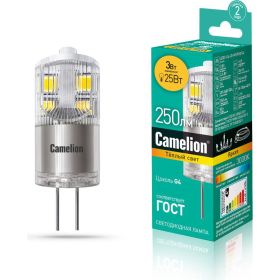 Светодиодная лампа Camelion LED3-G4-JD-NF/830/G4 13862 (артикул 15949796) – фото 1