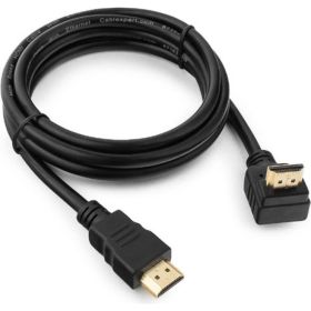 Кабель Cablexpert HDMI v1.4, 19M/19M, 1.8м, угловой разъем, черный CC-HDMI490-6 (артикул 16205163) – фото 1