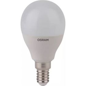 Светодиодная лампа OSRAM LED STAR P Шар 7.5Вт E14 806 Лм 6500 К Холодный белый свет 4058075467934 (артикул 18135067) – фото 1