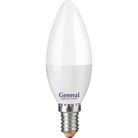 Светодиодная лампа General Lighting Systems Свеча CF-12W-E14-649929 (артикул 16165275) – фото 1