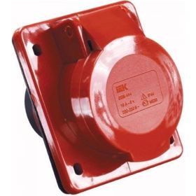 Стационарная розетка для скрытой установки 415 3Р+РЕ+N 16А 380В IP44 TDM SQ0604-0013 (артикул 15516561) – фото 1