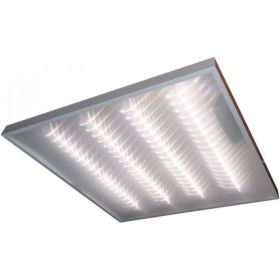 Светодиодный светильник ESLIGHT LG-25Вт-4000К-Колотый лед IP20 586х586х40мм 3300Лм ES0302543 (артикул 16240545) – фото 1