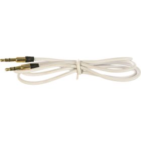 Аудио кабель Cablexpert 3.5 джек/3.5 джек, белый, 1м, блистер CCAB-01-35MM-1MW (артикул 16205405) – фото 1