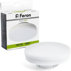 Светодиодная лампа FERON LB-471 GX70 12W 4000K, 48301 (артикул 25676421) – фото 1