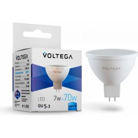 Светодиодная лампа VOLTEGA Софит GU5.3 4000К 7W 7059 (артикул 16183609) – фото 1