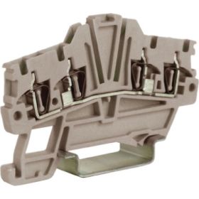 Проходной зажим DKC HMM.1 2 2GR 1,5 кв.мм серый 2 ввод 2 вывода ZHM420GR (артикул 15153062) – фото 1