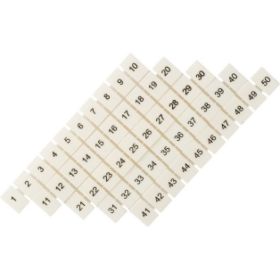Маркеры для JXB-ST 2,5 EKF, с нумерацией 1-50 PROxima zb-st-2.5-1-50 (артикул 16360169) – фото 1