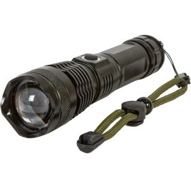 Светодиодный ручной аккумуляторный USB фонарь GLANZEN UFL-1700-X80P50 КА-00008346 (артикул 25134357) – фото 1