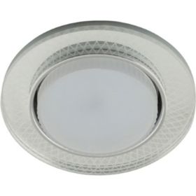 Встраиваемый декоративный светильник Fametto серия Luciole DLS-L156, GX53, GLASSY CLEAR 3D UL-00005321 (артикул 16071843) – фото 1