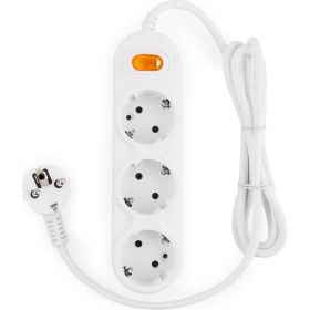 Удлинитель Power Cube 1,5м 3р с/з, с выкл. 16А, коробка PC-1-1,5М (артикул 21337654) – фото 1