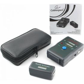 Тестер Cablexpert LAN 100/1000 Base-TX, для UTP, STP, RJ-11, USB-кабеля NCT-2 (артикул 16016932) – фото 1