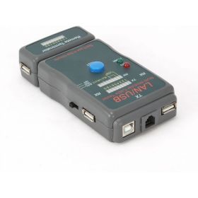 Тестер Cablexpert LAN 100/1000 Base-TX, для UTP, STP, RJ-11, USB-кабеля NCT-2 (артикул 16016932) – фото 6