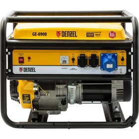 Бензиновый генератор 8,5 кВт, 220В/50Гц, 25 л DENZEL GE 8900 94639 (артикул 15874615) – фото 2