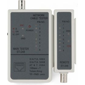 Тестер Cablexpert LAN для RJ-45, RG-58 NCT-1 (артикул 16016933) – фото 4
