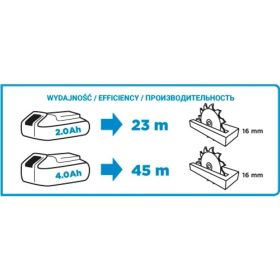 Аккумуляторная дисковая пила GRAPHITE Energy+ 58g008 (артикул 15857296) – фото 5