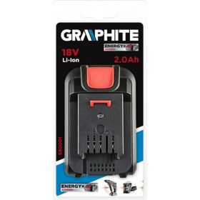 Аккумуляторная батарея Energy+ 18 V, Li-Ion, 2.0 Ач GRAPHITE 58g001 (артикул 15857332) – фото 9