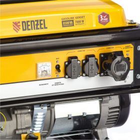 Бензиновый генератор 8,5 кВт, 220В/50Гц, 25 л DENZEL GE 8900 94639 (артикул 15874615) – фото 28